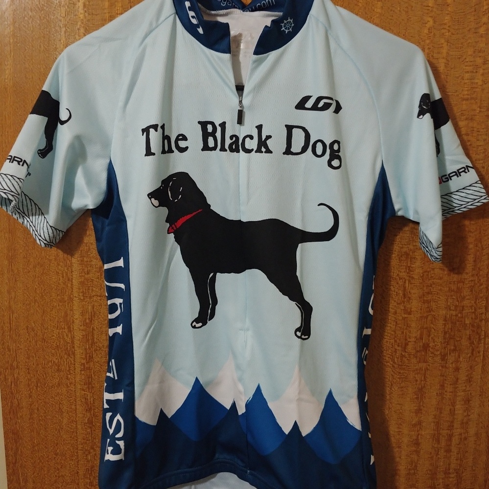 The Black Dog Women's bike jersey Med NWT